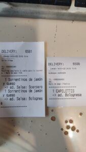 Gestión de comanda de cocina