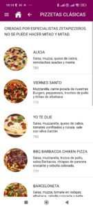 Carta de platos digital por QR