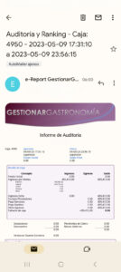 Reportaría vía mail